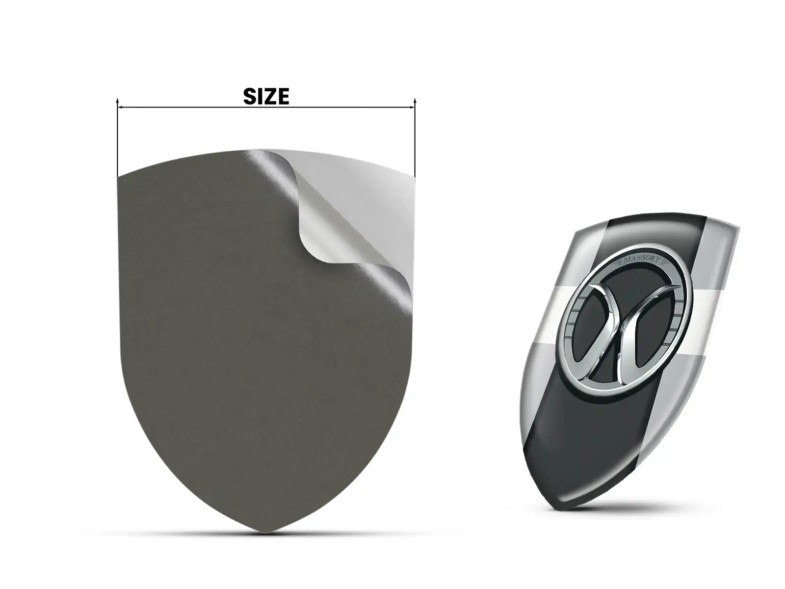Mansory Autoaufkleber Premium Stern Modern
